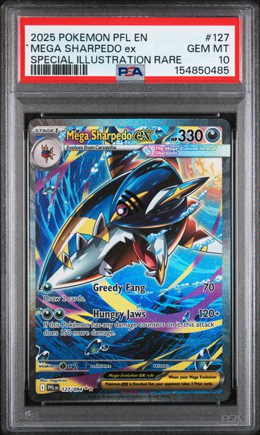 Mega Sharpedo ex - Phantasmal Flames - Pokémon TCG