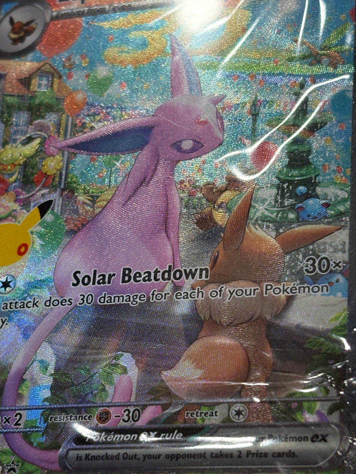 Espeon ex - 30th - Celebration - Pokémon TCG