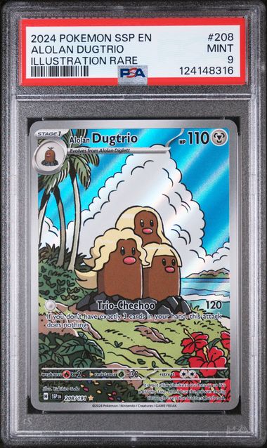2024 ALOLAN DUGTRIO Illustration rare