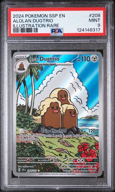 2024 ALOLAN DUGTRIO Illustration rare