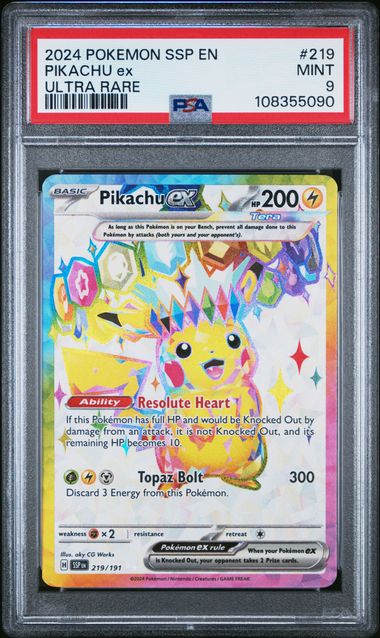 2024 PIKACHU ex Ultra rare