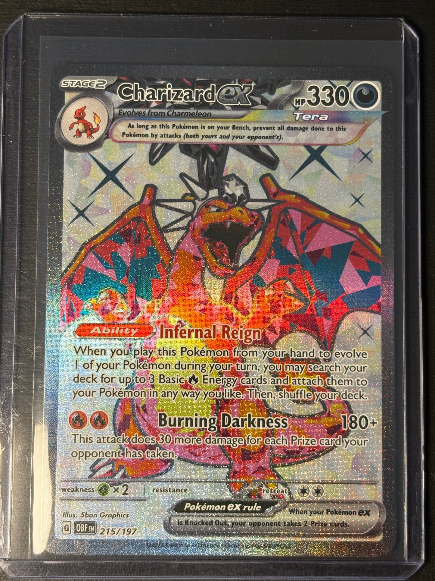 Charizard EX Obsidian Flames 215/197