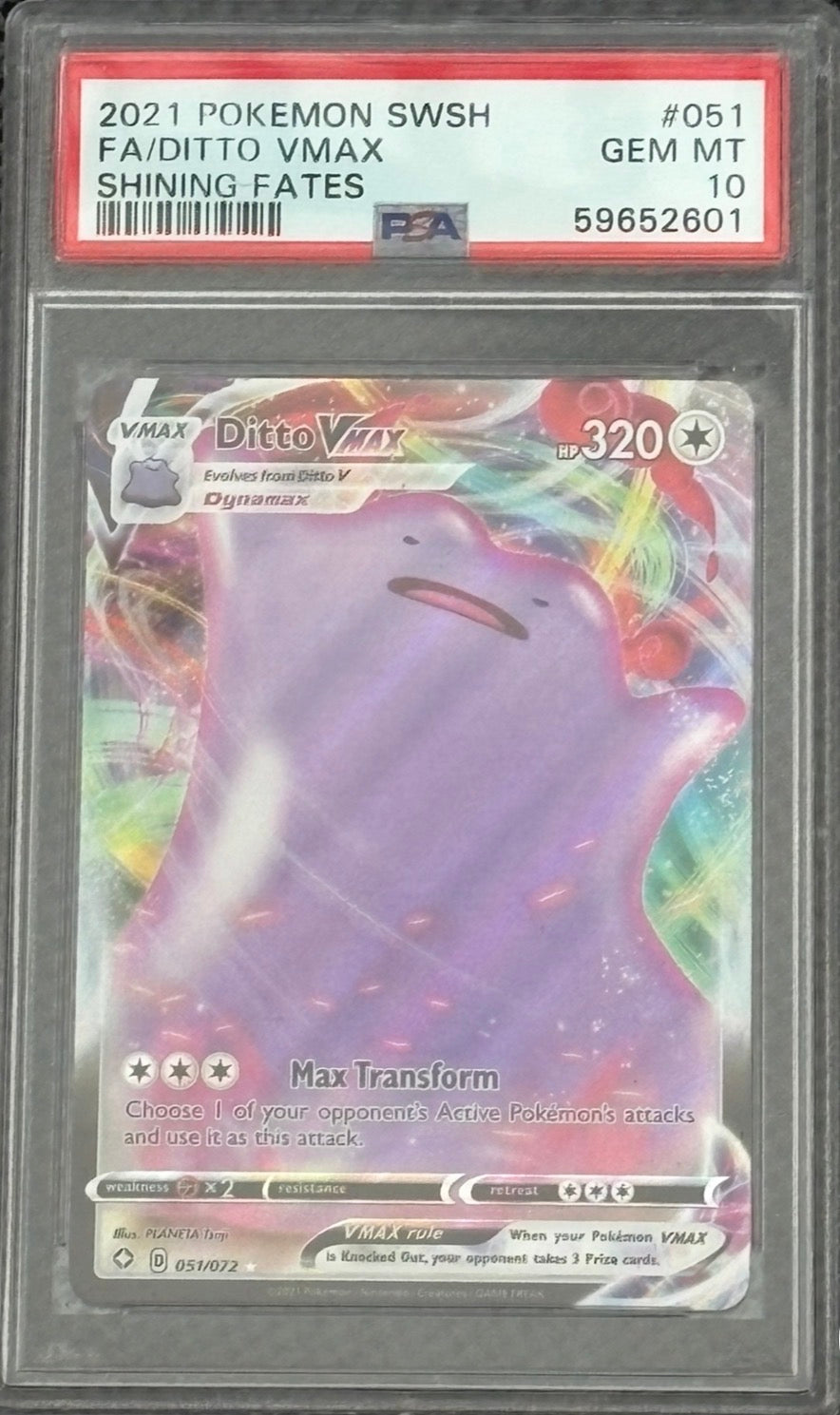 2021 SWSH DITTO VMAX
