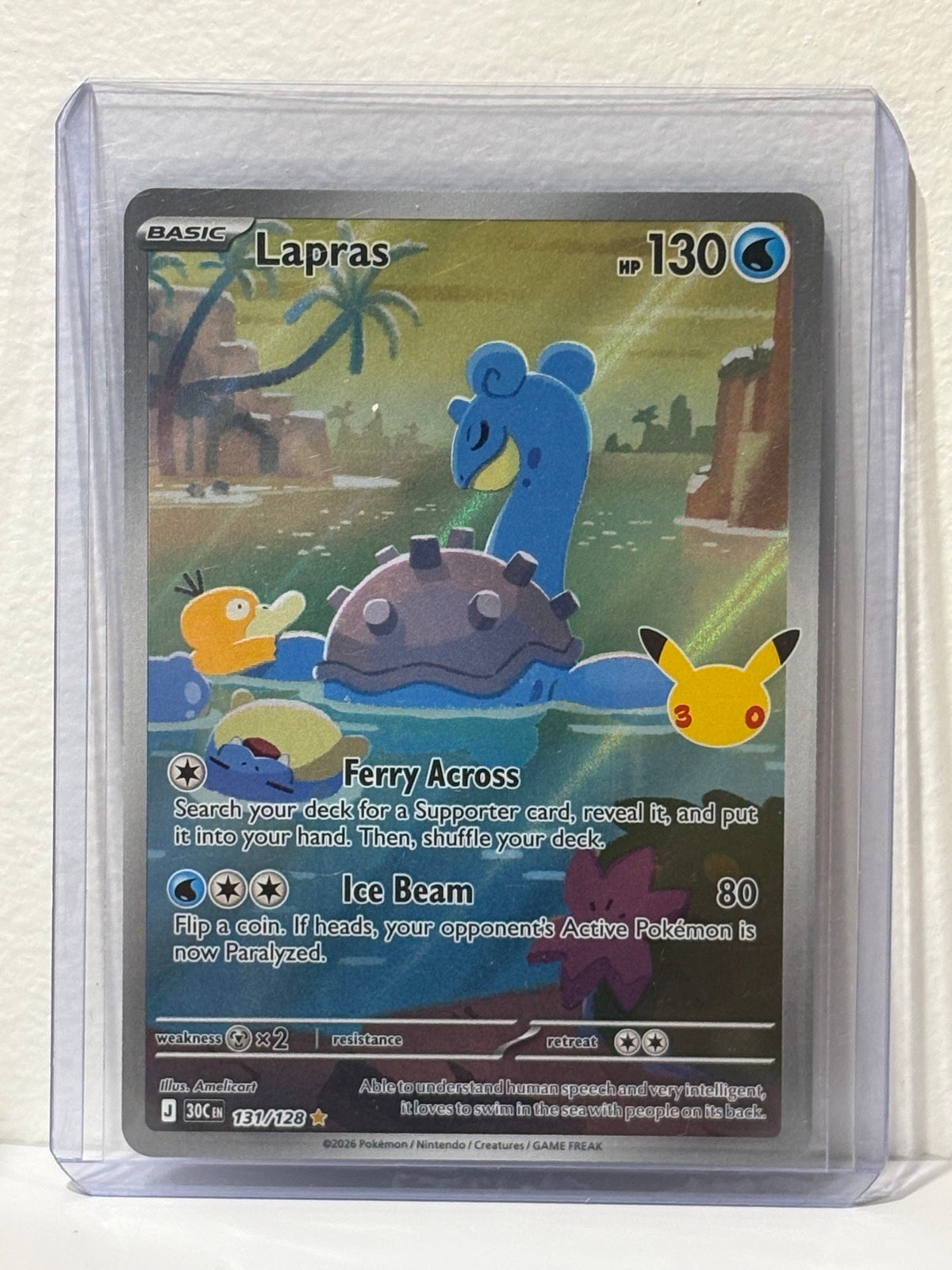 Lapras - 30th - Celebration - Pokémon TCG