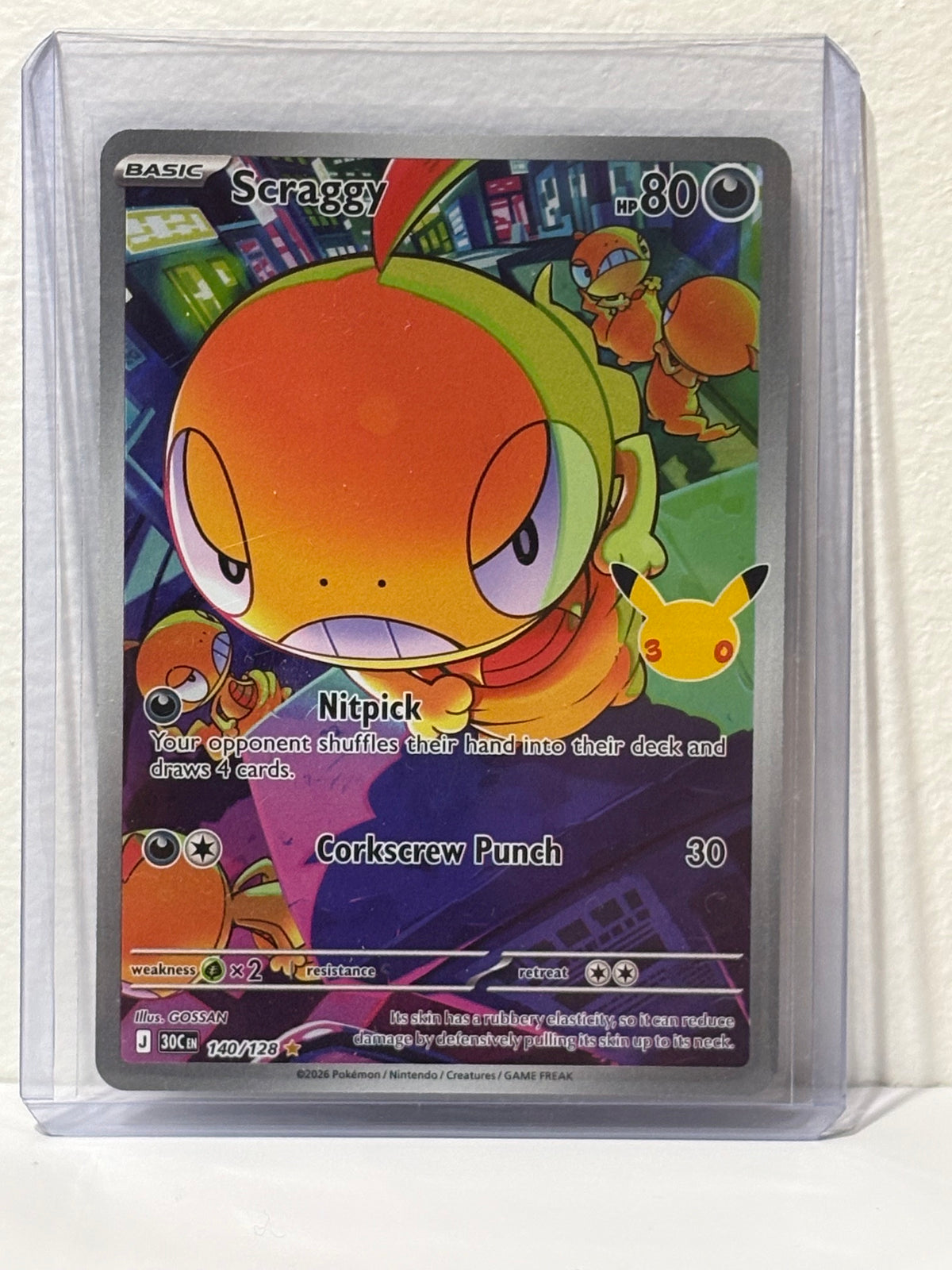 Scraggy - 30th - Celebration - Pokémon TCG