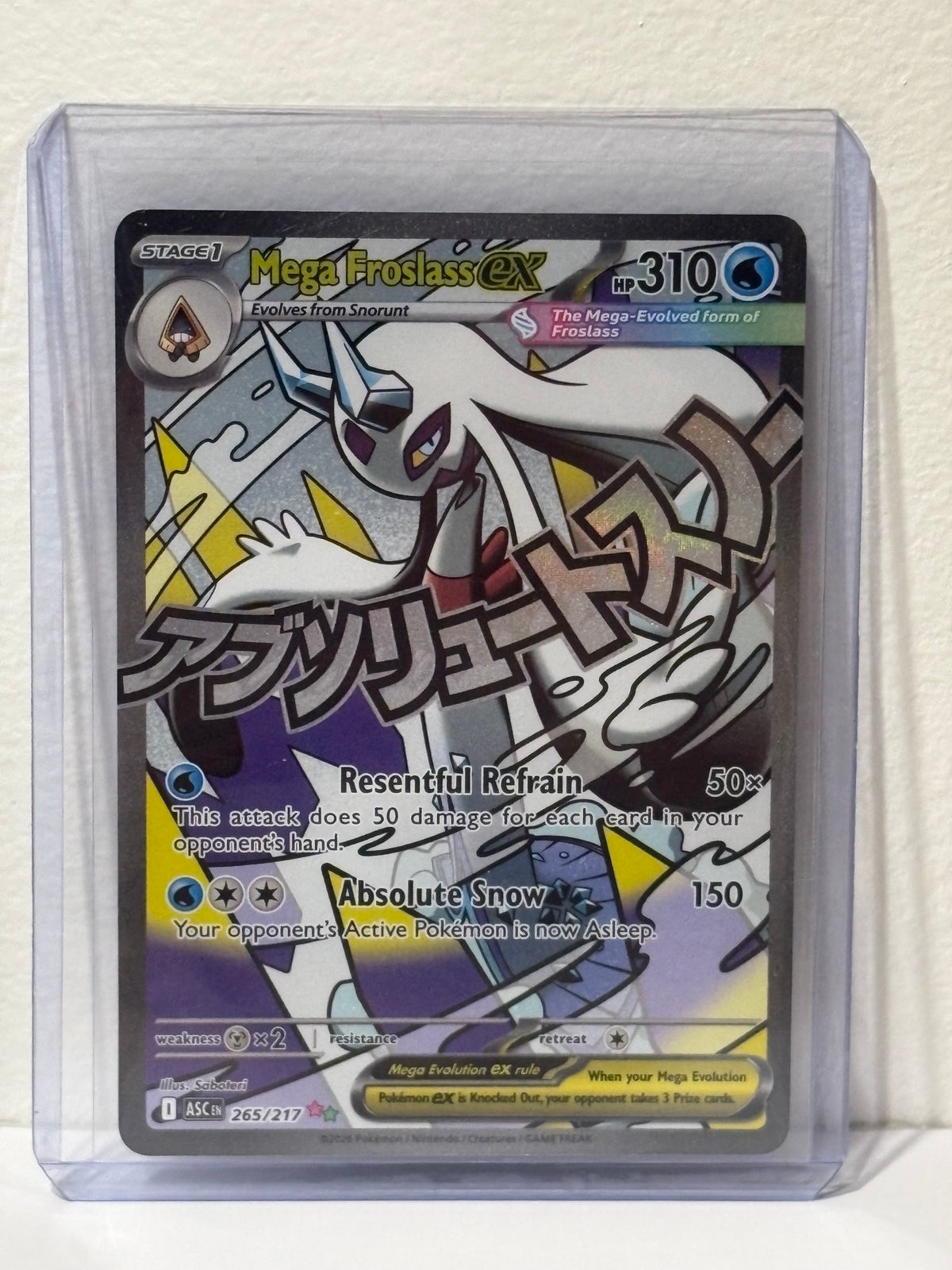 Mega Froslass ex - Ascende Heroes - Pokémon TCG