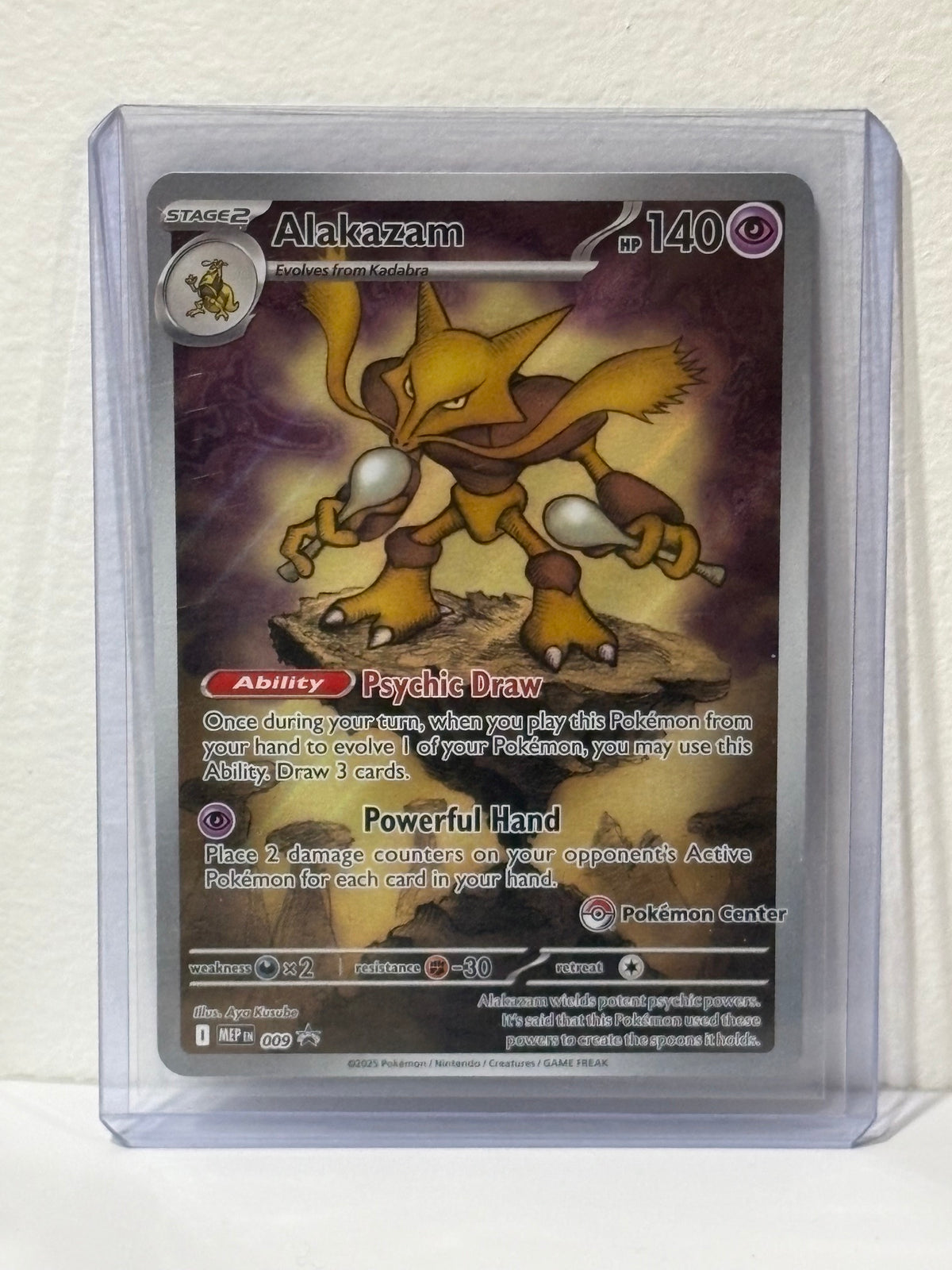 Alakazam - POKEMON CENTER - PROMO - Mega Evolution - Pokémon TCG