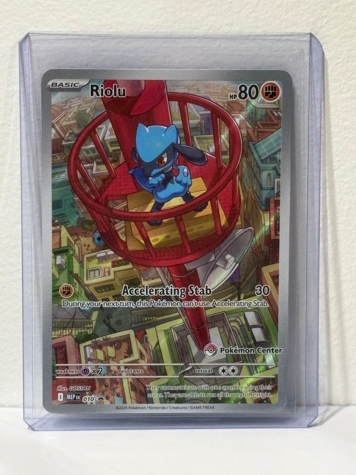 Riolu - POKEMON CENTER - PROMO - Mega Evolution - Pokémon TCG