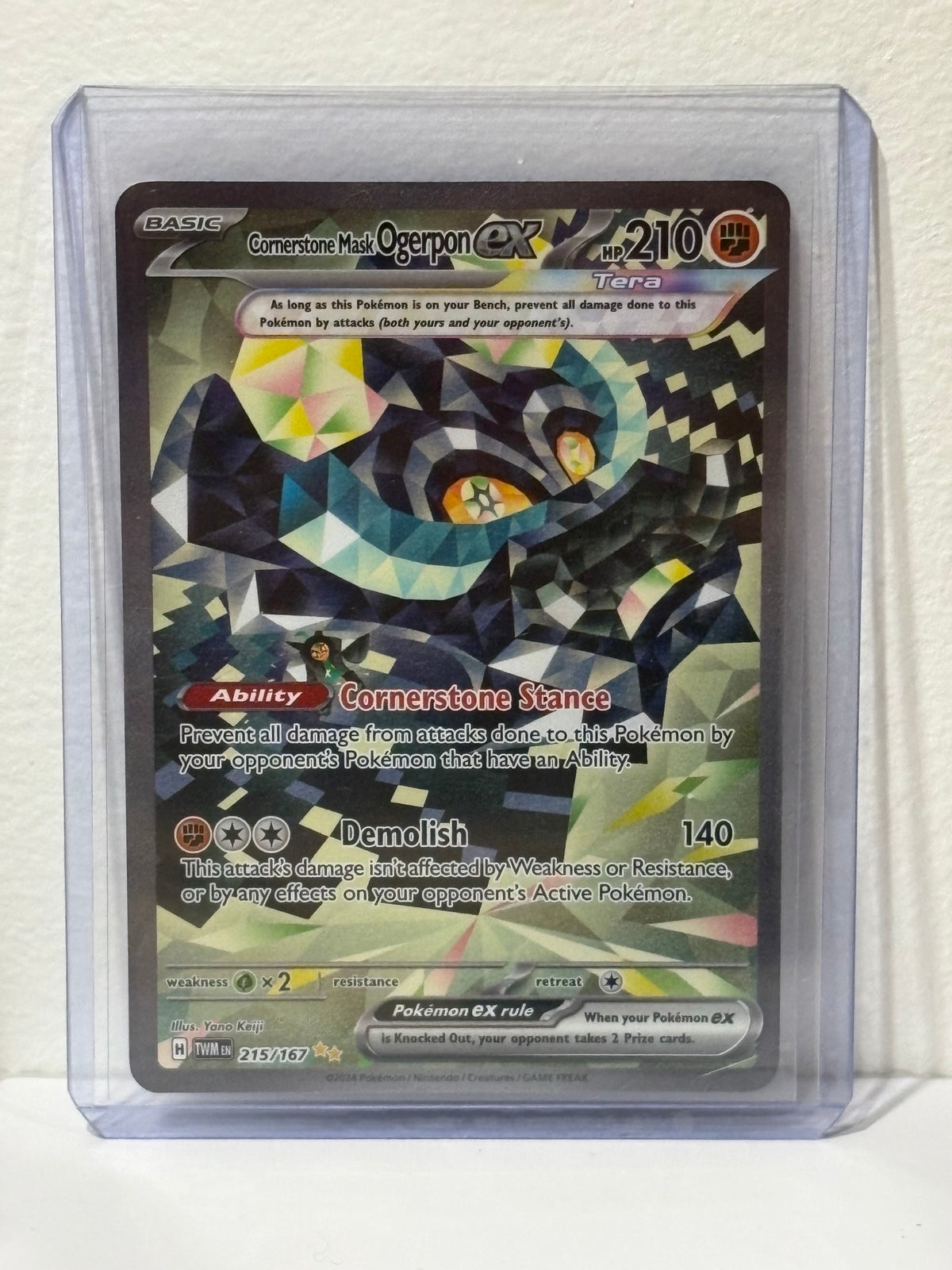 Mask Ogerpon - Cornerstone - Twilight Masquerad - Pokémon TCG