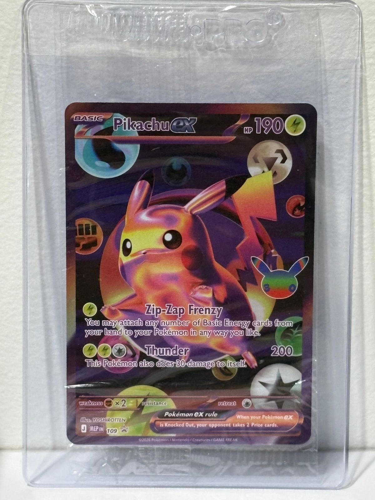 Pikachu ex - 30th - Celebration - Pokémon TCG