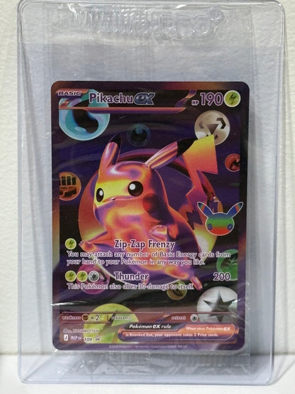 Pikachu ex - 30th - Celebration - Pokémon TCG