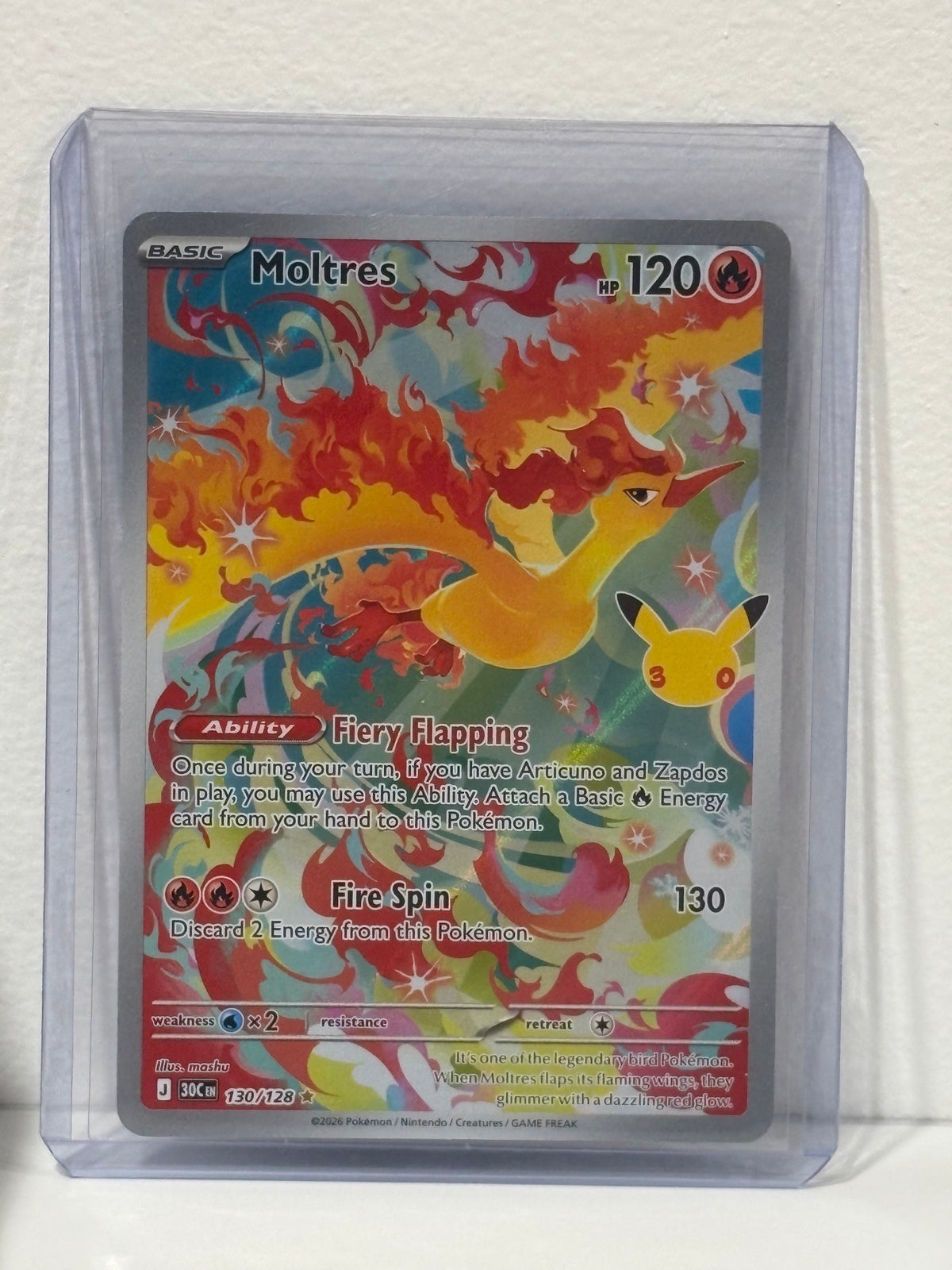 Moltres - 30th - Celebration - Pokémon TCG