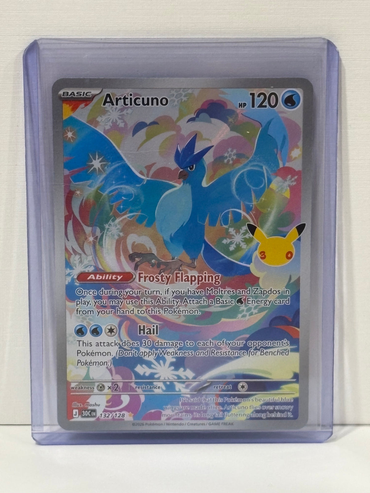 Articuno - 30th - Celebration - pokémon TCG