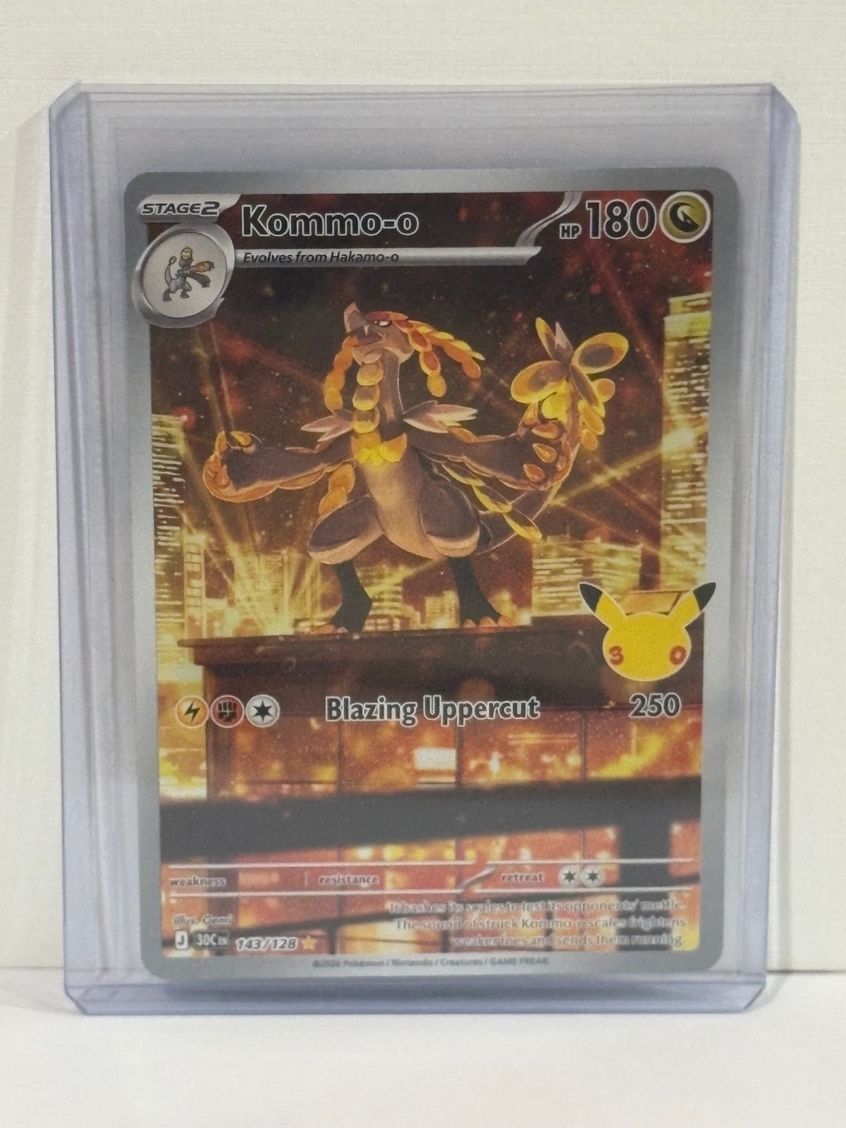 Kommo-o - 30th - Celebration - Pokemon TCG
