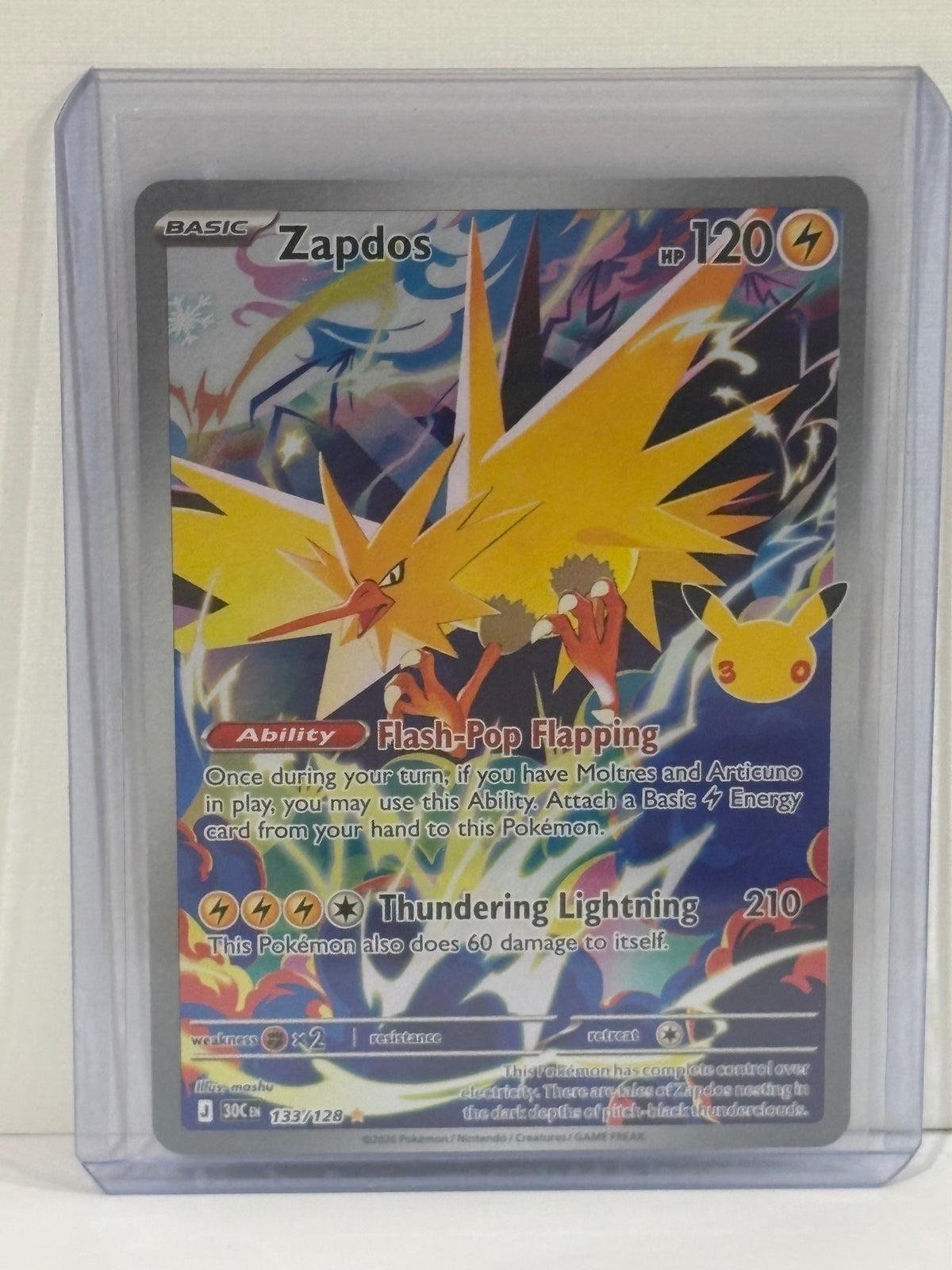 Zapdos - 30th - Celebration - Pokemon TCG