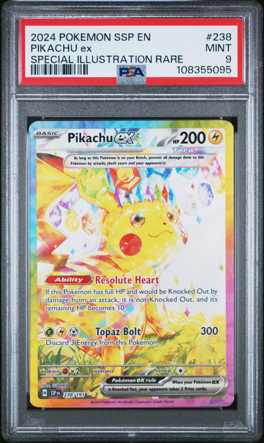 2024 PIKACHU ex  Special illustration rare