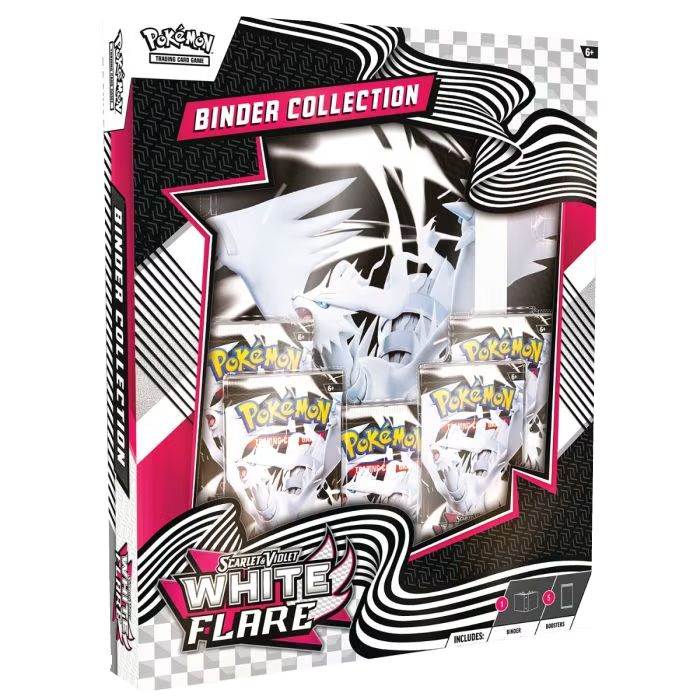 Binder White Flare