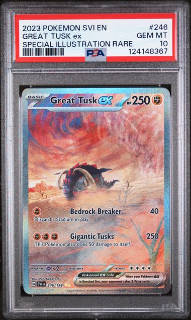 2023 GREAT TUSK ex Special Illustration rare